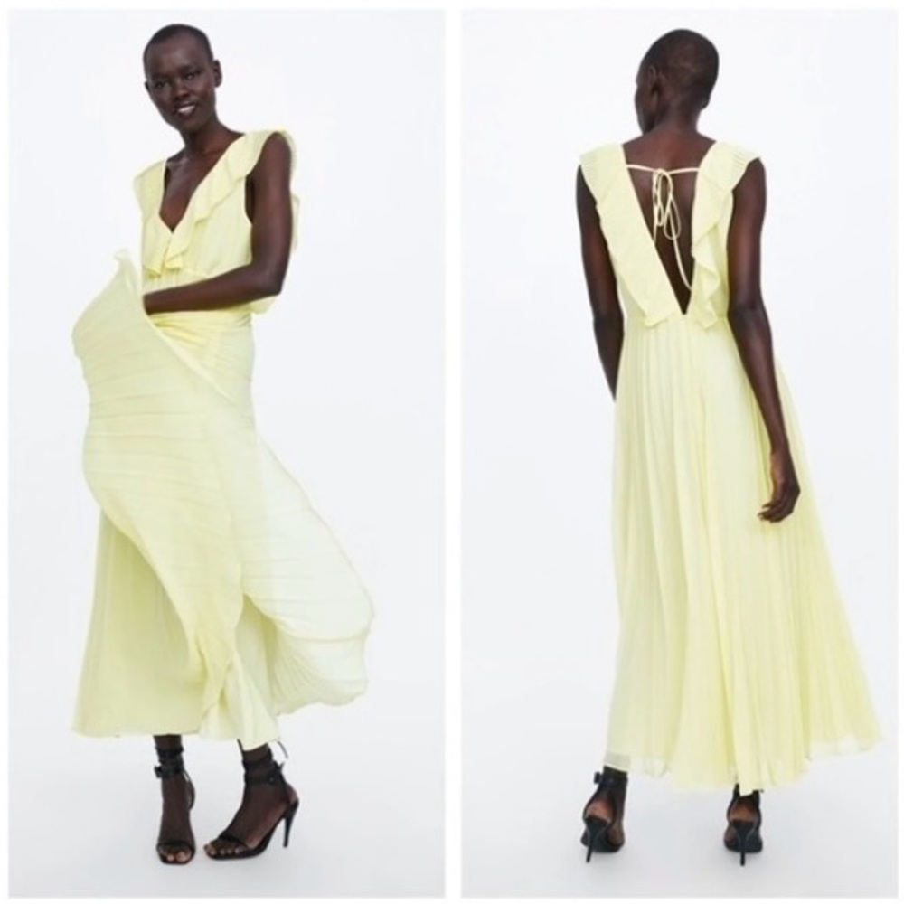 Ruffled Maxi Dress - Zara